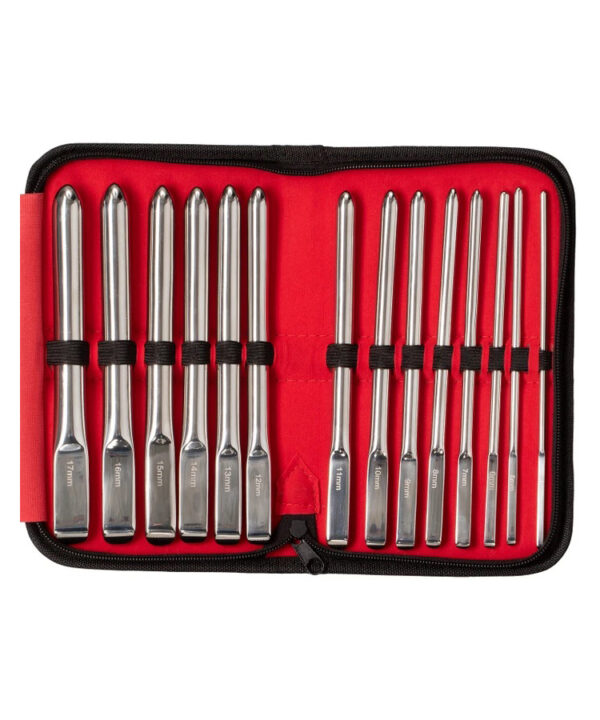 14 Pcs Set of Hegar Uterine Dilator Sounds Single Ended