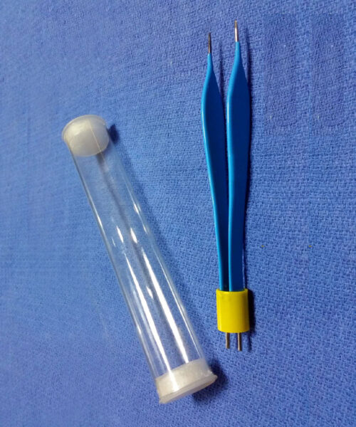 Adson Serrated 12 cm Tip Size 1cm Long & 1mm Wide Single Use Plastic & Reconstructive Bipolar Forceps