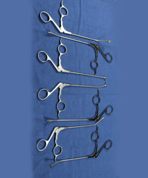 Arthroscopy Punch Forceps Set of 7 Pieces Bite Size: 3.4 mm Shaft size: 135 mm