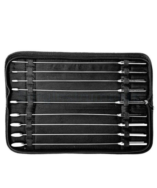 BAKES Rosebud Urethral Sounds Dilator 3mm to 11mm Set of 9