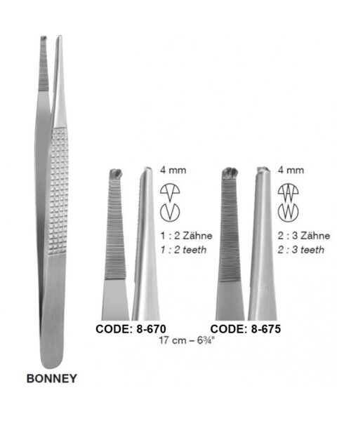 Bonney Tissue Forceps