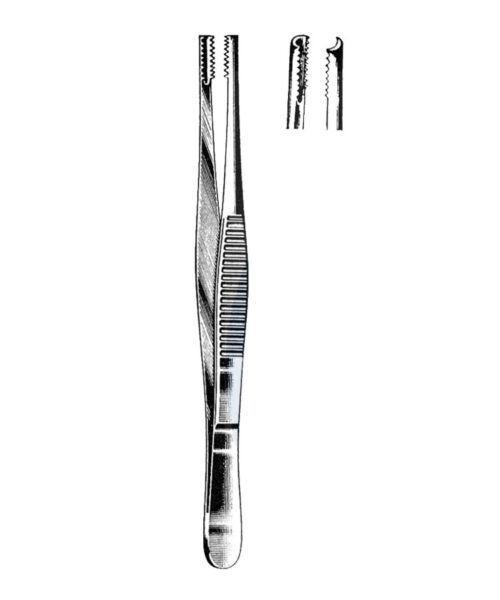 Brown Tissue Forceps 9x9 Teeth