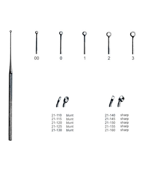 Buck Ear Curette Angular