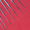 Buck Ear Curette Set of 7 Piece Blunt Point Round handle overall length 6.5"