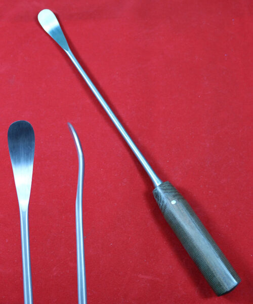 Cobb Spinal Elevators Overall Length 33cm Wide Blade 17mm Fiber Handle