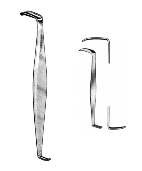 Crile Thyroid Retractors D/E W/ 1/8 x 1/2 x 3/4" Blades 4 1/2" (11.5 cm)