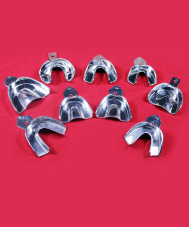 Dental Impression Trays Solid Set of Nine Pieces (L1 L2 L3 L4 L5 U1 U2 U4 U5)