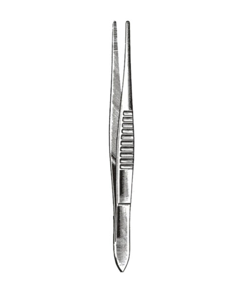 Dressing Forceps, Delicate, Serrated Tips