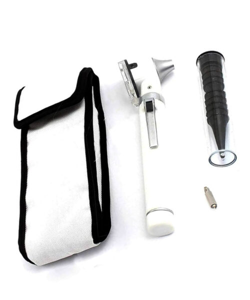 Fibre Optic Pocket Otoscope Set White