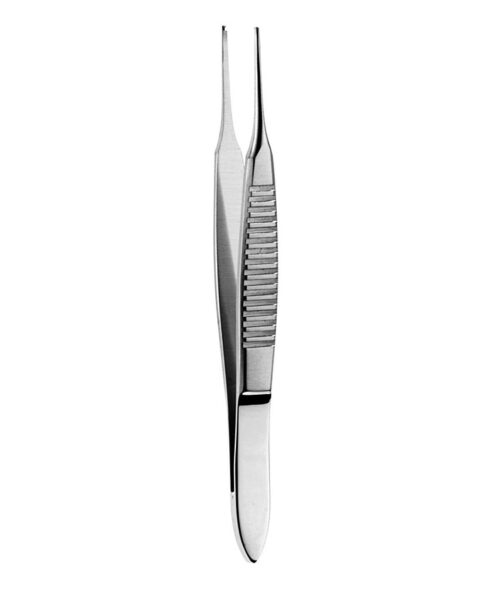 Graefe Forceps Straight 1x2 Teeth 2 12 (6.5 cm)
