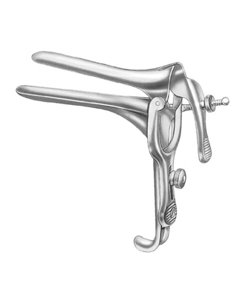 Graves Vaginal Speculum Medium 4″ x 1 3/8″ (100 mm x 30 mm) - Gynecological Examination Tool
