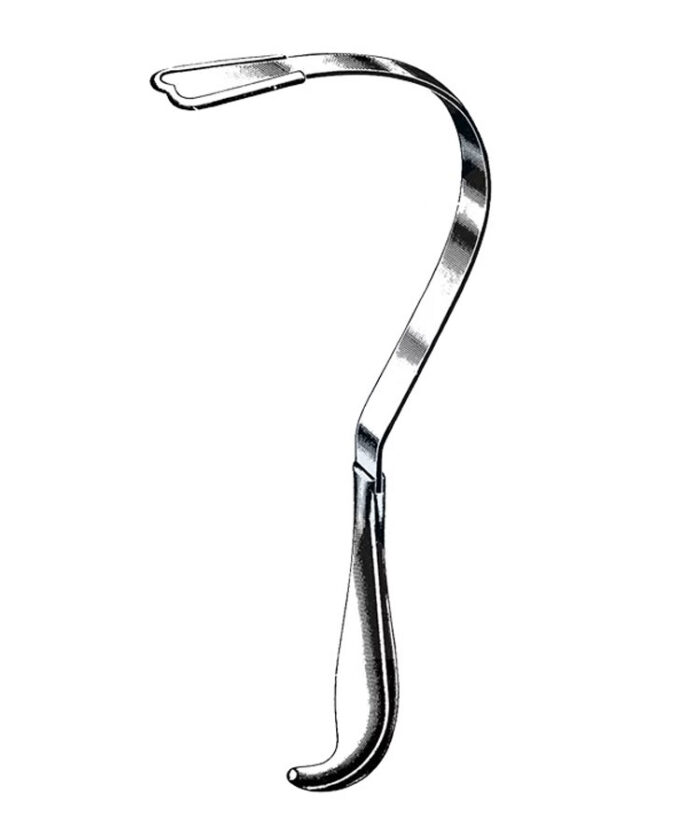 Harrington Retractor, 12 12″ Grip Handle, 1 12″