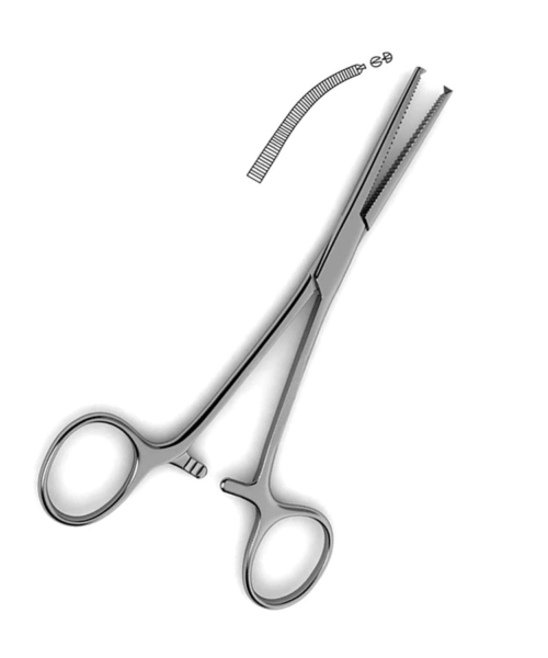 Kocher-Forceps-Curved-1×2-Teeth-5-12″-14-cm