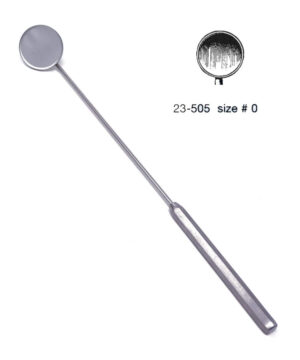 Laryngeal Mirror W/Handle, Boilable Size # 0, (11 mm)