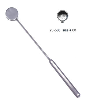 Laryngeal Mirror W/Handle Boilable Size # 00 (9 mm)