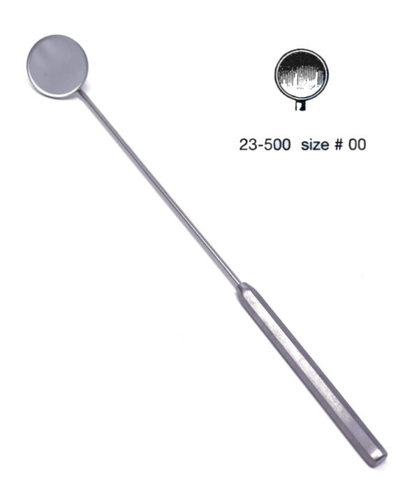 Laryngeal Mirror W/Handle Boilable Size # 00 (9 mm)