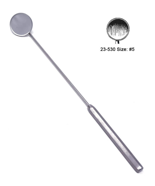 Laryngeal Mirror W/Handle Boilable Size # 5 (25 mm)