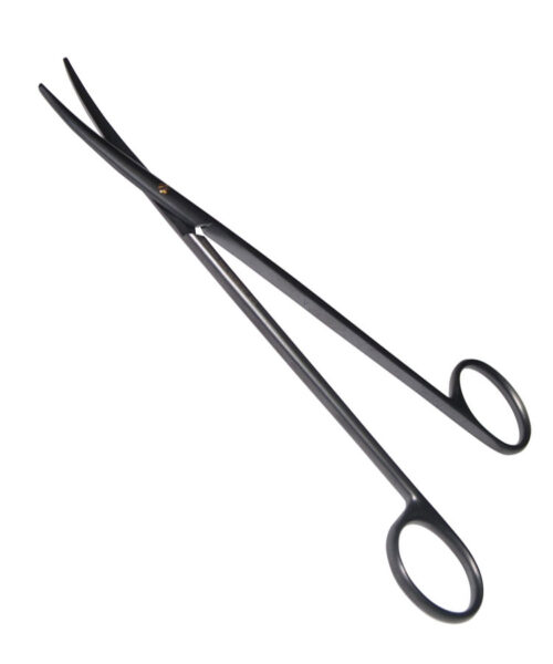 Metzenbaum Scissor Curved 6.5″ Black Edition