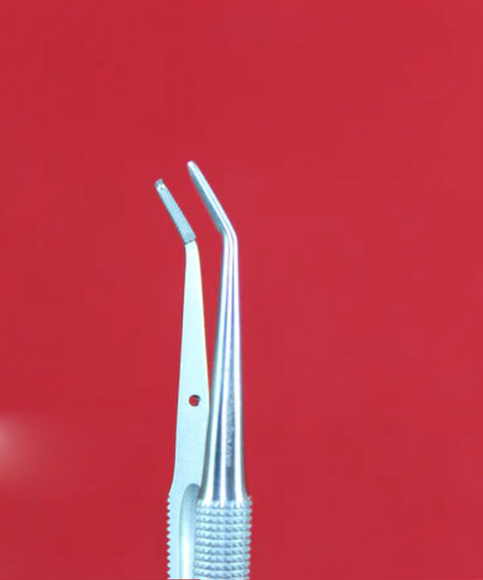 Micro Castroviejo Forceps Curved 2