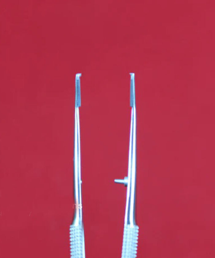 Micro Castroviejo Forceps Curved 2