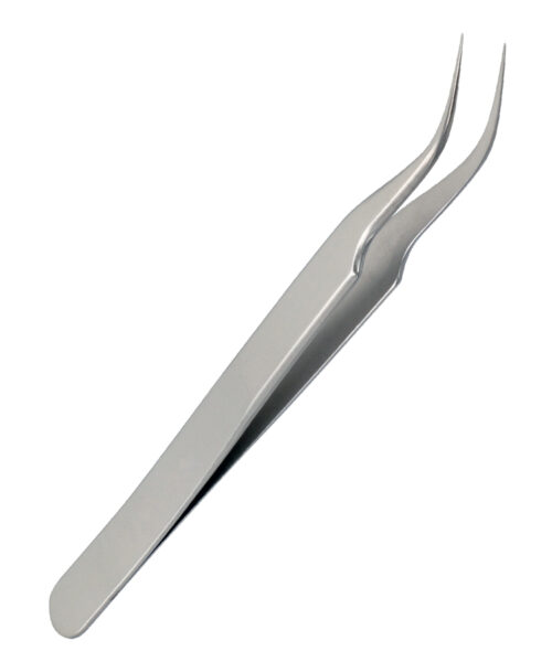 Micro Tweezer, Swiss Type, # 7, Fine, Curved 4 38″ (12 cm)