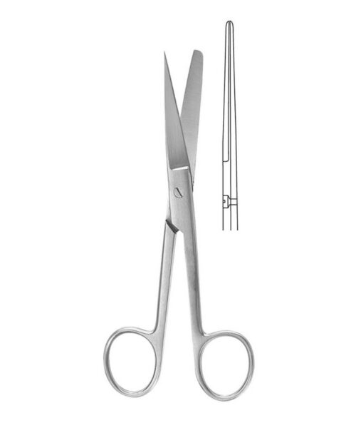 Operating Scissors Straight Sharp/Blunt 5 1/2" (14 cm)