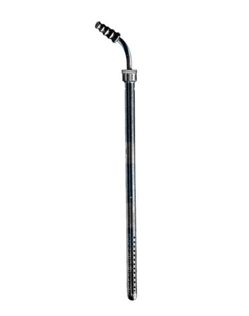 Poole Abdominal Suction Tube, Curved