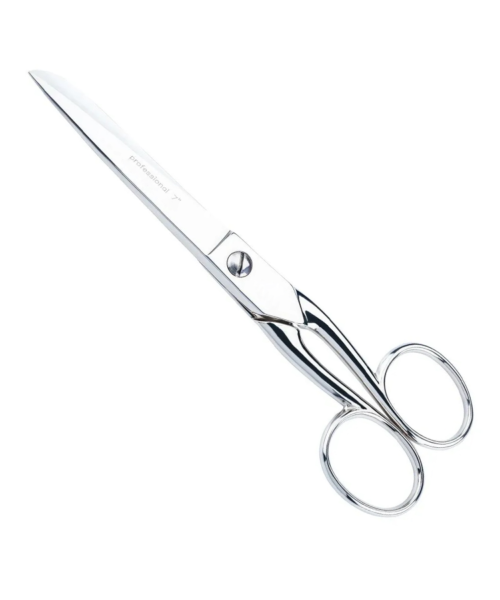 Professional Household Tailor Scissors / One Rounded One Sharp Tip 7"