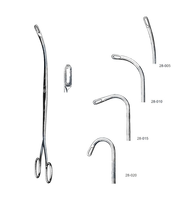 Randall Kidney Stone Forceps, 9" (23 cm), Curve