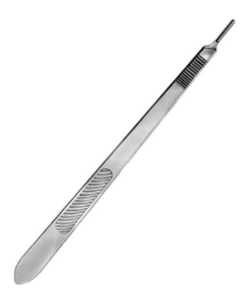 Scalpel Handles, Knife Handle No. 3L, For Deep Surgery, Fitting Blades Nos. 112-J Thru 112-M, Extra Fine