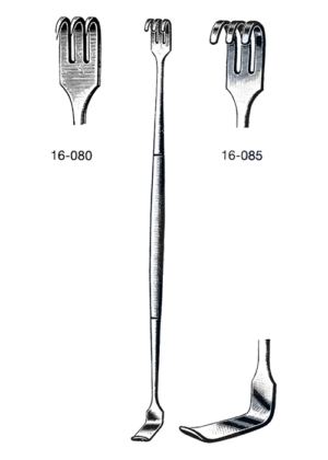 Senn Retractor, Blunt, Double Ended, 6 14 (16 cm)