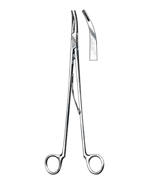 Sweet Brain Clip Applying Forceps Curved Jaw