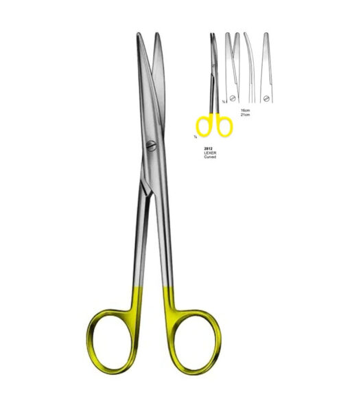 TC Mayo Lexer Scissor Curved 21cm