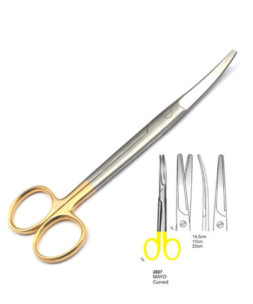 TC Scissor Mayo Curved 17cm