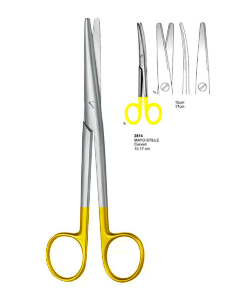 TC Scissor Mayo Stille Curved 17cm