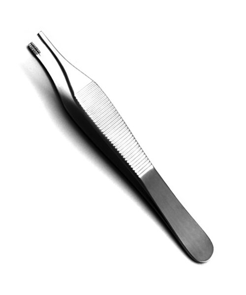 Tissue Forceps Brown Adson 4-3/4" 7x7 Teeth