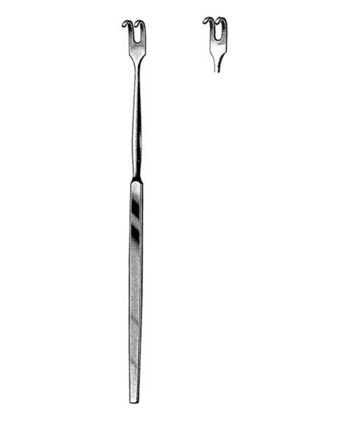 Trachea Retractor 2 Blunt Prongs
