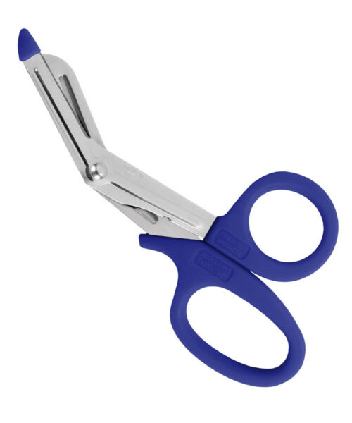 Utility Scissors 5.5″ Plastic Ring & Probe Royal Blue