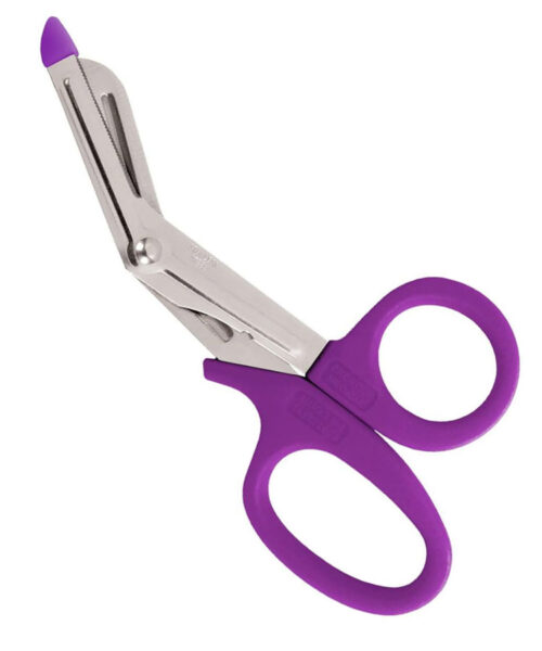 Utility Scissors Plastic Ring & Probe Purple