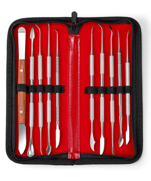Wax Carving Tool Set of 10 Pcs in Bag