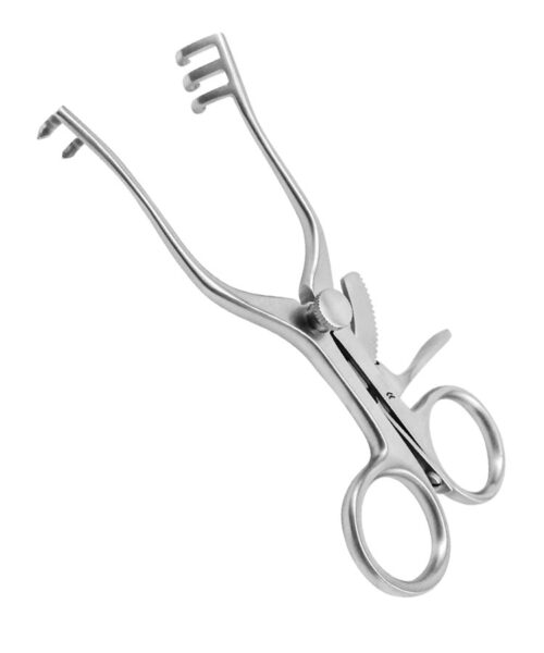 Weitlaner Retractor 2x3 Sharp Prongs 4 (10 cm)