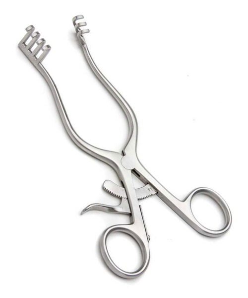 Weitlaner Retractor 3x4 Blunt Prongs 5 14 (13.5 cm)
